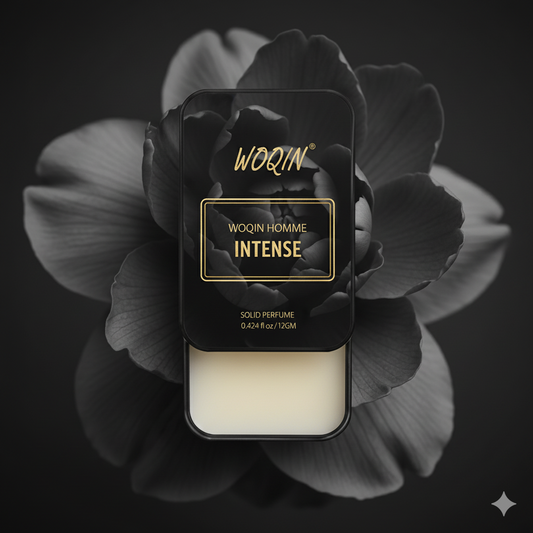 WOQIN® Dior Homme Intense Solid Perfume | Alcohol-Free & Non-Greasy Cologne | Elegant & Long-Lasting Fragrance | 12g (Dior Homme Intense Premium Fragrance – Woody, Floral, Musk)