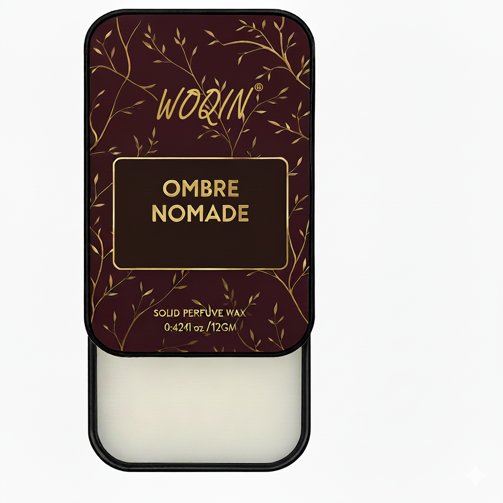 WOQIN® Ombre Nomade Solid Perfume | Alcohol Free & Non-Greasy Cologne | Strong & Long Lasting Fragrance | 12g (Ombre Nomade Premium Fregrence (Woody, Spicy Oud, Leather))