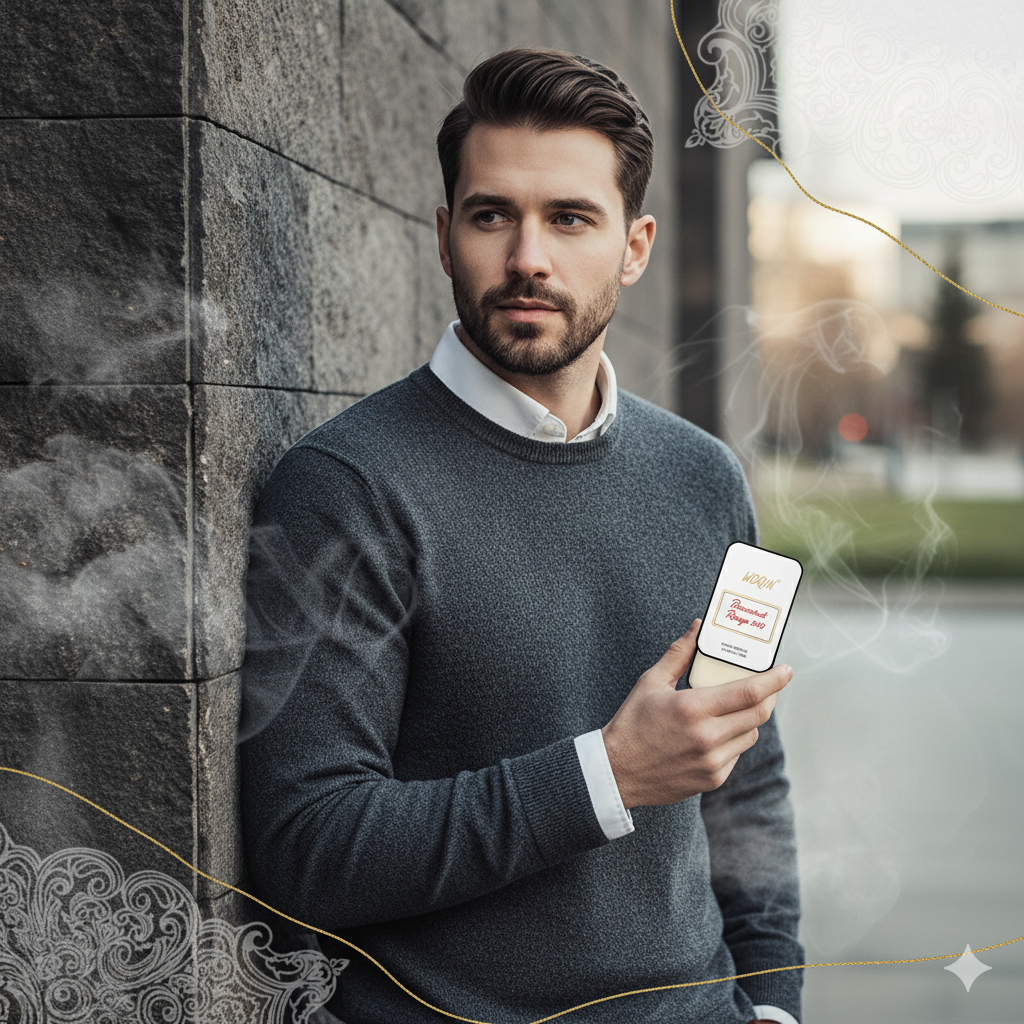 WOQIN® Baccarat Rouge 540 Solid Perfume | Travel-Friendly | Long Lasting & Luxury Fragrance | Pocket Size | Alcohol-Free & Non-Greasy| 12g (Woody, Amber, Sweet Notes)