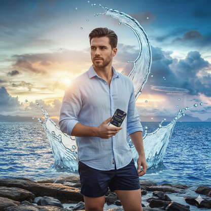 WOQIN® Cool Water Solid Perfume | Alcohol-Free & Non-Greasy Cologne | Fresh & Long-Lasting Fragrance | 12g (Cool Water Premium Fragrance – Aromatic, Aquatic, Fresh)