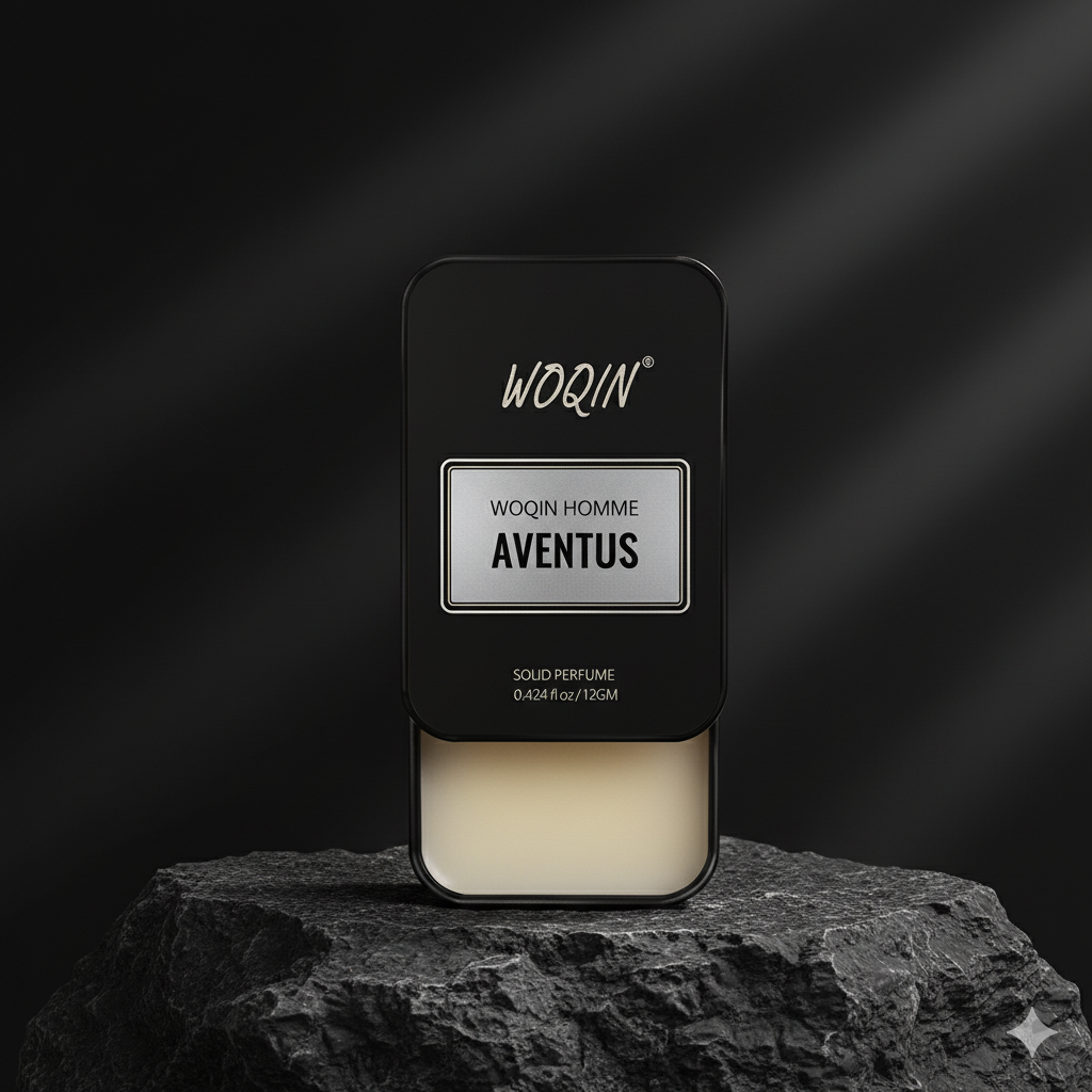 WOQIN® Creed Aventus Solid Perfume | Alcohol-Free & Non-Greasy Cologne | Bold & Long-Lasting Fragrance | 12g (Creed Aventus Premium Fragrance – Citrus, Aromatic, Woody)