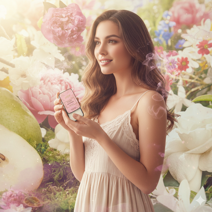 WOQIN® Flora Solid Perfume | Alcohol-Free & Non-Greasy Cologne | Fresh & Long-Lasting Fragrance | 12g (Flora Gucci Premium Fragrance – Floral, Fruity, Elegant)