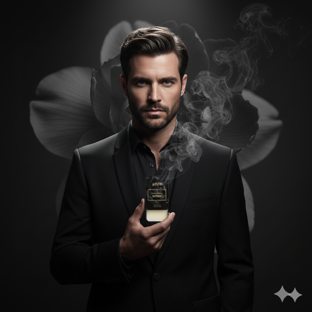 WOQIN® Dior Homme Intense Solid Perfume | Alcohol-Free & Non-Greasy Cologne | Elegant & Long-Lasting Fragrance | 12g (Dior Homme Intense Premium Fragrance – Woody, Floral, Musk)